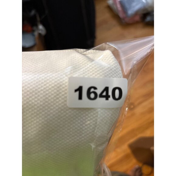 Ann Taylor Loft Womens White Blazer Jacket 10P Petite Cotton Blend 3/4 Sleeve Bu - Picture 12 of 12